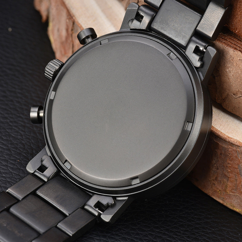 Casual Multifunctional Creative Green Sandalwood Watch for men brands watch straps