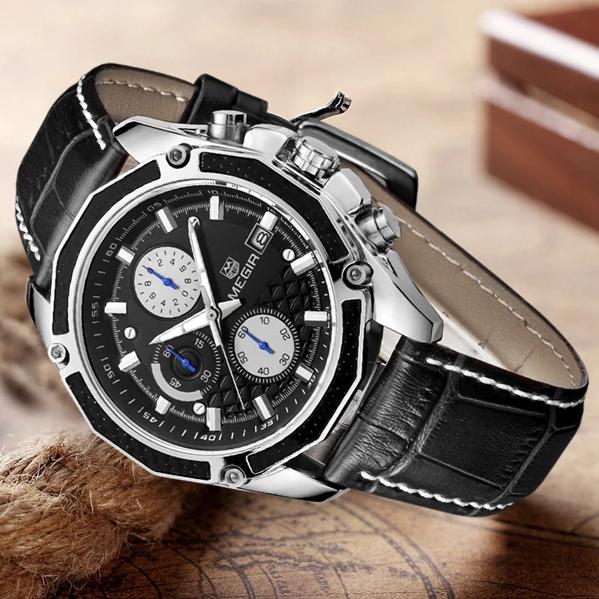 Men's multi-function leather watch accessories at jcpenney automatic watch bands